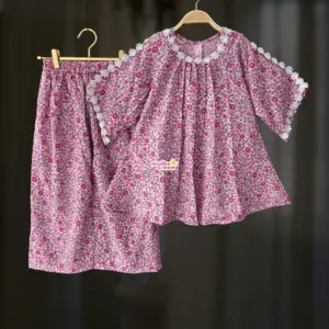 Mauve Pink Top-pant set CC140T2