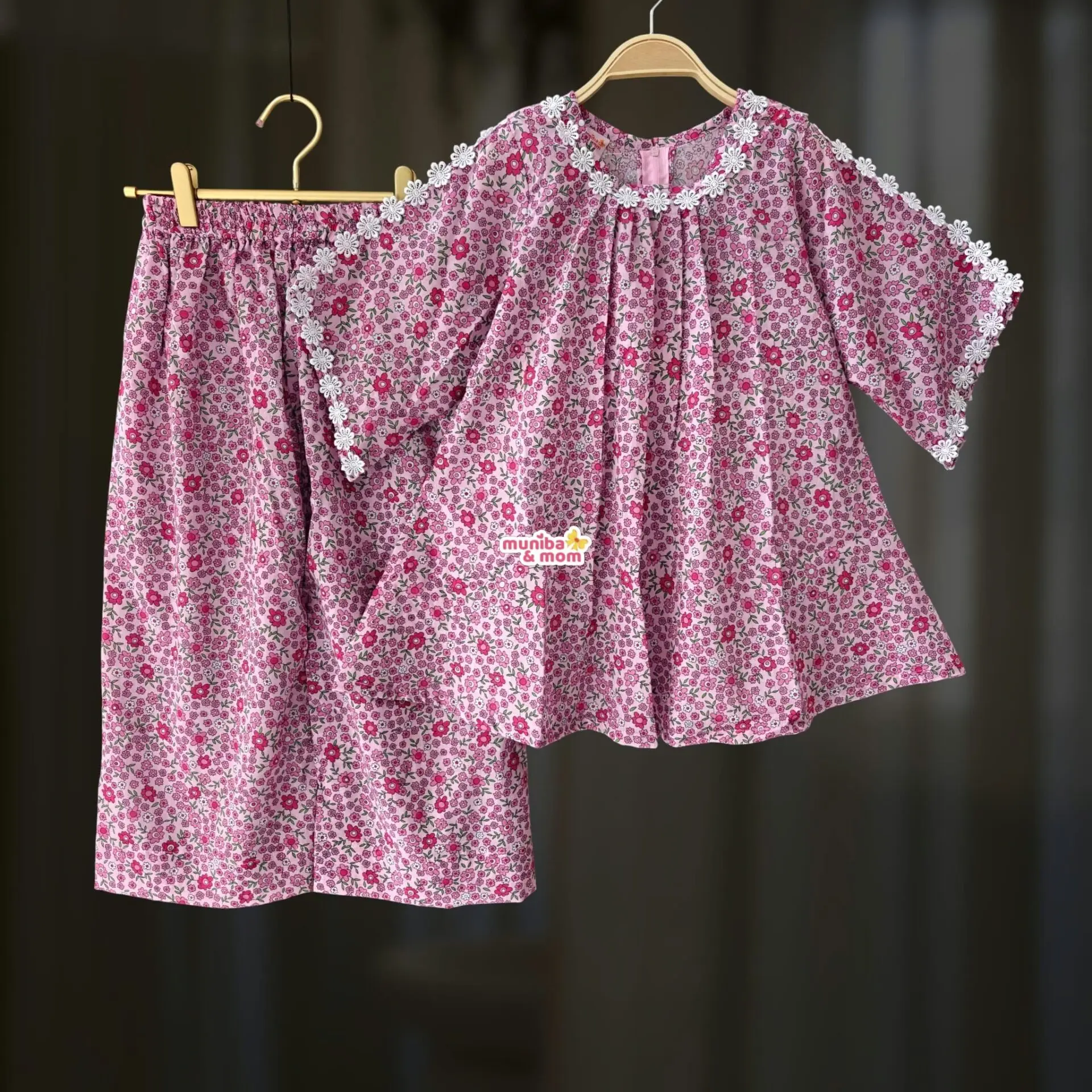 Mauve Pink Top-pant set CC140T2