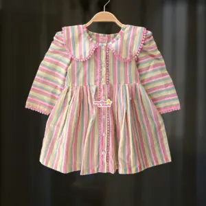 Multi Stripes Premium Pure Cotton Frock CC143T1