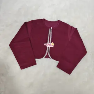 Maroon corduroy cotton koti M25T1