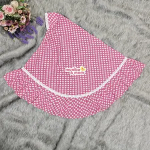 Misti polka cotton baby hijab M26T3